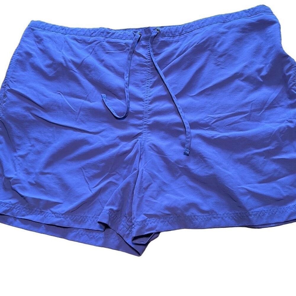 Blue shorts with pockets and internal mesh brief liner 2X